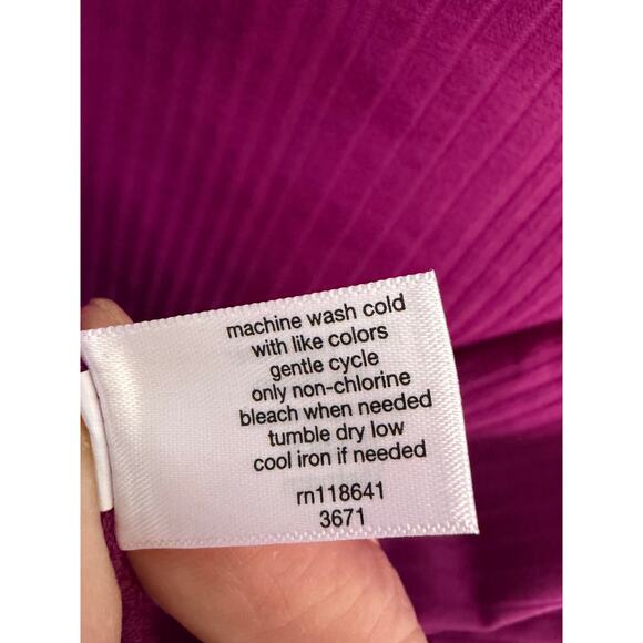 Lane Bryant Women’s tank top ridged dark pink Whimsigoth romantic plus size ￼￼ - Picture 5 of 8